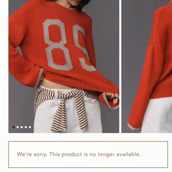 Porridge Wide-Sleeve Graphic Numbers Sweater - Picture 4 of 11